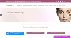Desktop Screenshot of logiderm.fr